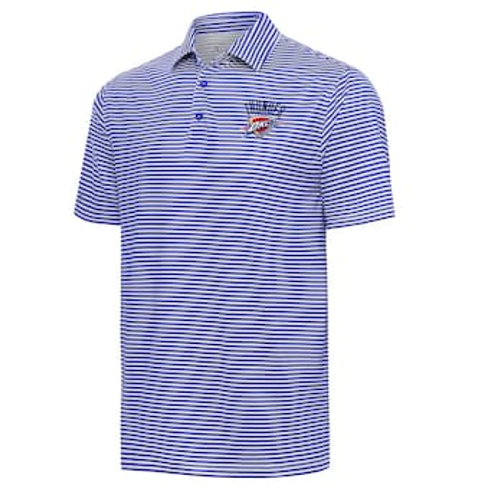 Men's Antigua Royal Oklahoma City Thunder Skills Polo