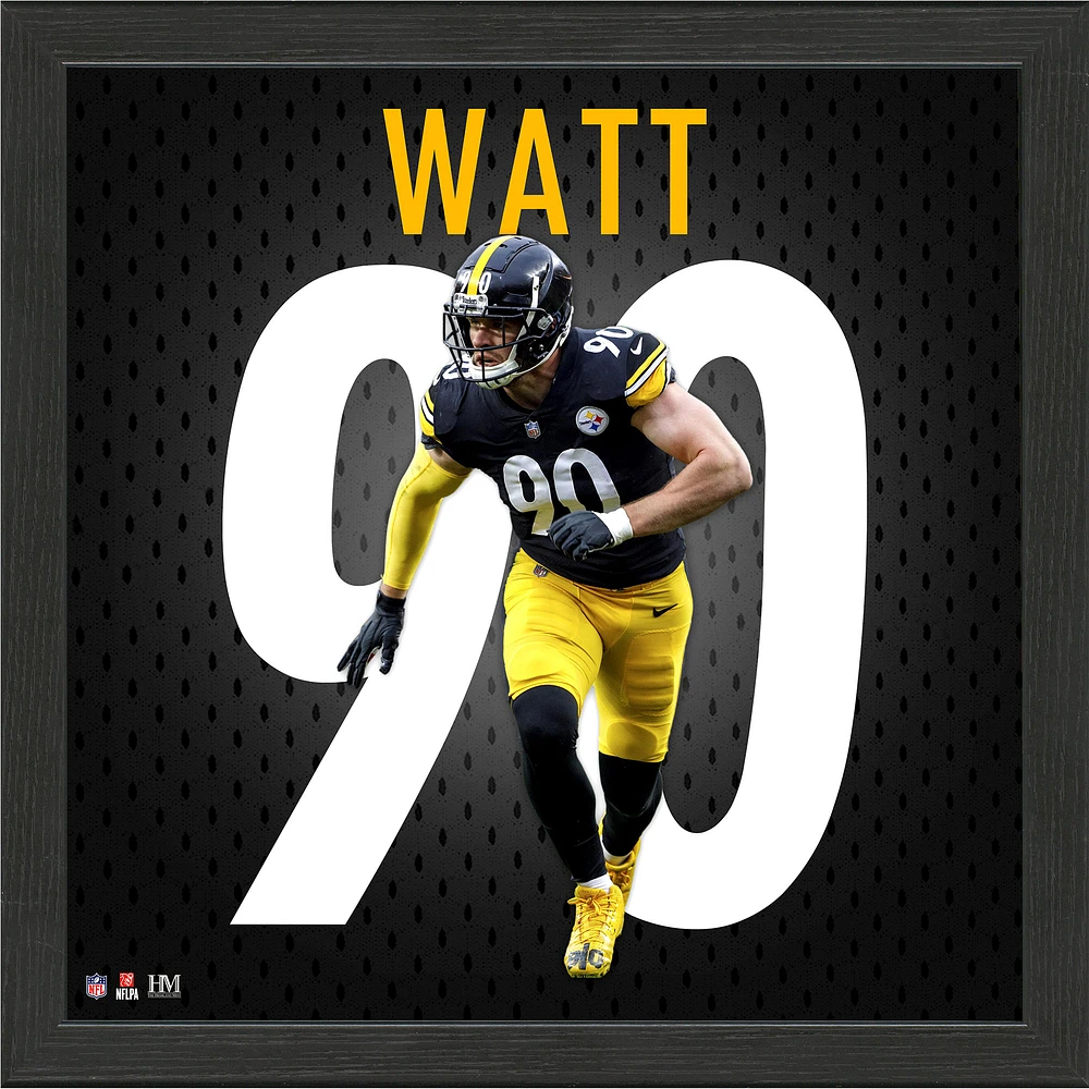 Highland Mint Pittsburgh Steelers 13'' x 13'' Impact Jersey Framed Photo