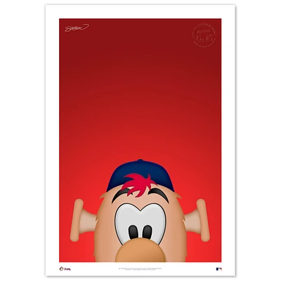 Atlanta Braves Blooper 14" x 20" Mascot Limited Edition Fine Art Print