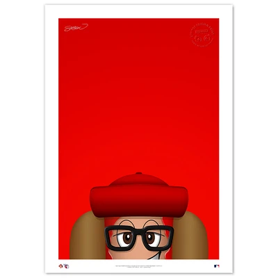 Cleveland Guardians Ketchup 14" x 20" Mascot Limited Edition Fine Art Print