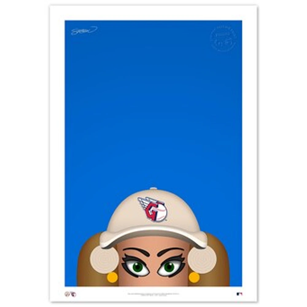 Cleveland Guardians Onion 14" x 20" Mascot Limited Edition Fine Art Print