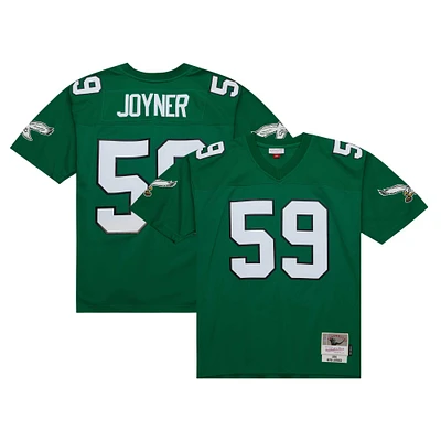 Men's Mitchell & Ness Seth Joyner Kelly Green Philadelphia Eagles Legacy Replica Jersey