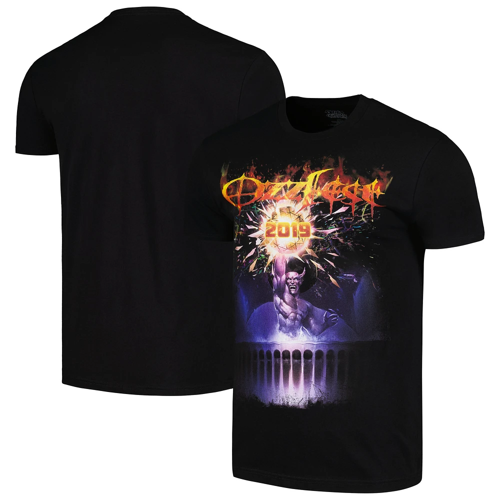 Men's Black Ozzy Osbourne Ozzfest NYE 2019 T-Shirt