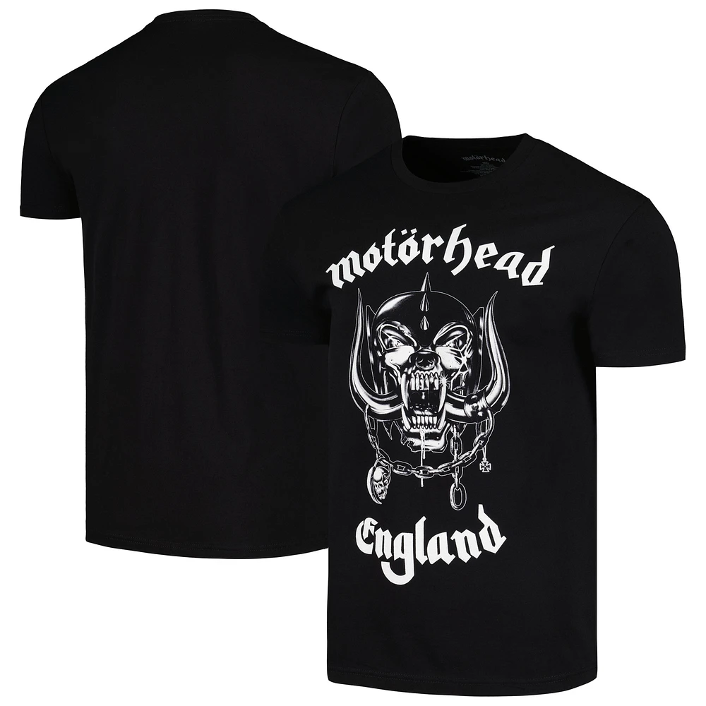 Men's Black Motorhead England T-Shirt