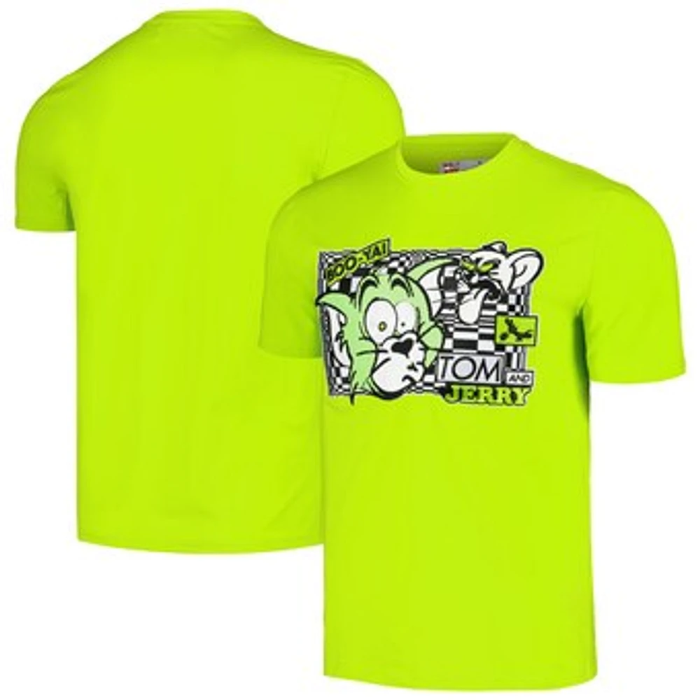 Unisex Freeze Max Neon Green Tom and Jerry Trippy T-Shirt