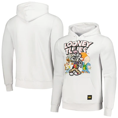 Unisex Freeze Max White Looney Tunes B-Box Pullover Hoodie