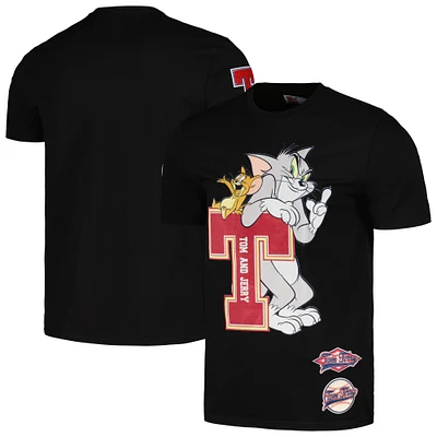 Unisex Freeze Max Black Tom and Jerry University T-Shirt