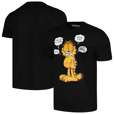 Unisex Freeze Max Black Garfield Ask Me If I Care T-Shirt