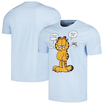 Unisex Freeze Max Light Blue Garfield Ask Me If I Care T-Shirt
