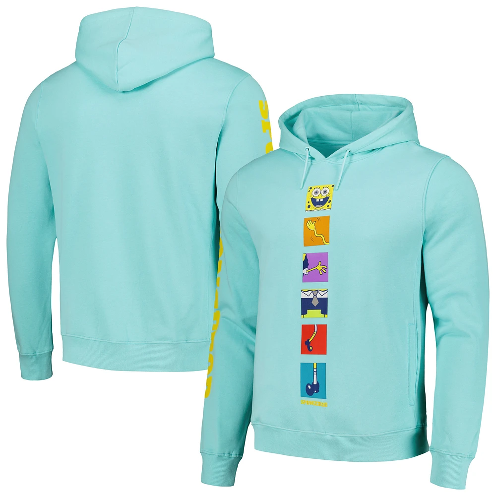 Unisex Freeze Max Mint SpongeBob SquarePants Pieces Pullover Hoodie
