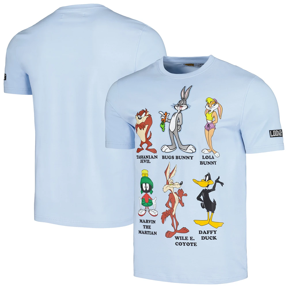 Unisex Freeze Max Light Blue Looney Tunes Family Collage T-Shirt