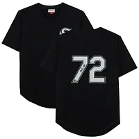 Carlton Fisk Chicago White Sox Autographed Black Mitchell & Ness Authentic Batting Practice Jersey