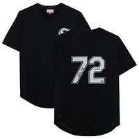 Carlton Fisk Chicago White Sox Autographed Mitchell & Ness Authentic Batting Practice Jersey with "HOF 2000" Inscription