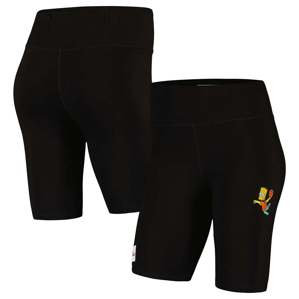 Girls Youth Freeze Max Bart Simpson Black The Simpsons Air Biker Shorts