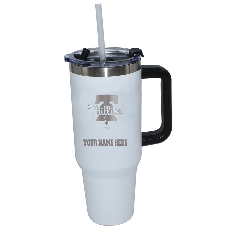 The Memory Company Philadelphia Phillies Personalized White 40oz. Colossal Tumbler