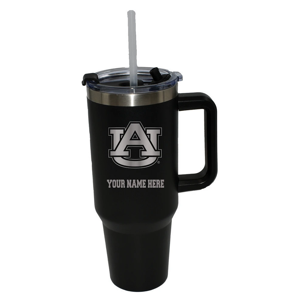 The Memory Company Auburn Tigers Personalized Black 40oz. Colossal Tumbler