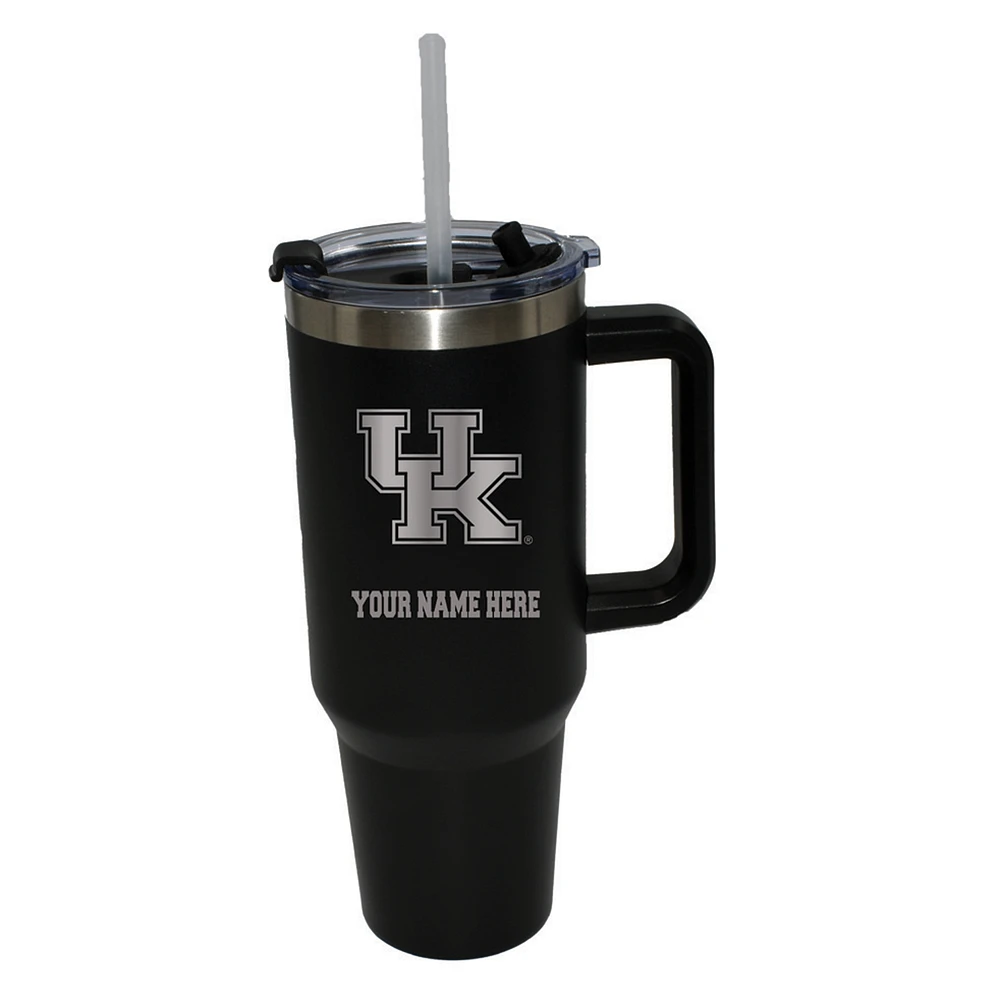 The Memory Company Kentucky Wildcats Personalized Black 40oz. Colossal Tumbler