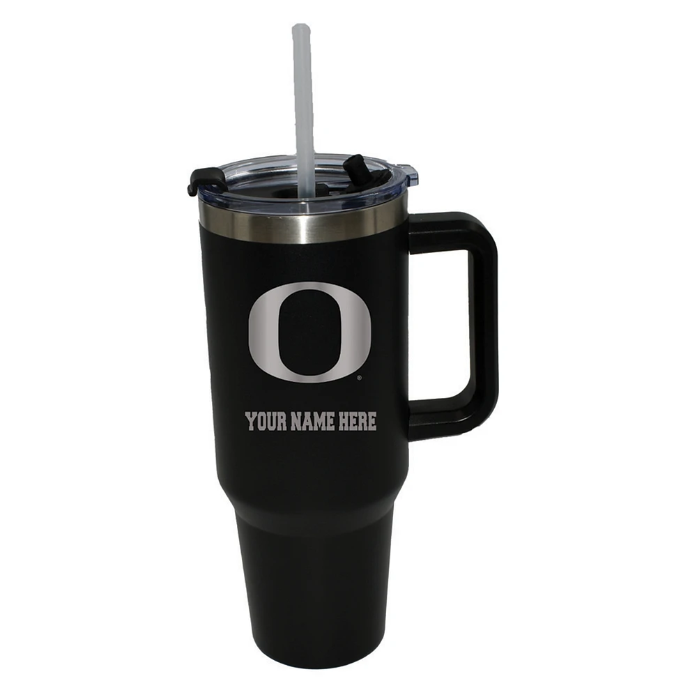 The Memory Company Oregon Ducks Personalized Black 40oz. Colossal Tumbler
