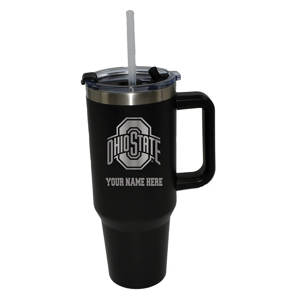 The Memory Company Ohio State Buckeyes Personalized Black 40oz. Colossal Tumbler