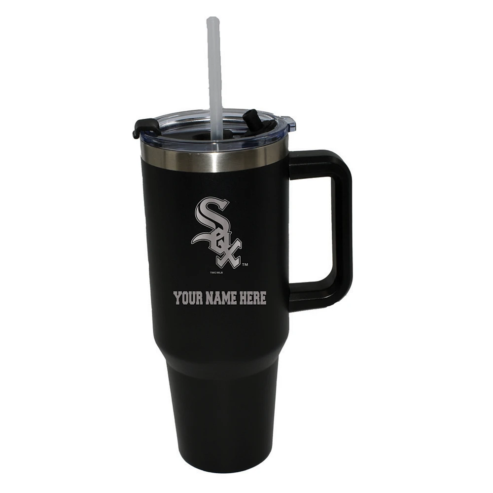The Memory Company Chicago White Sox Personalized Black 40oz. Colossal Tumbler