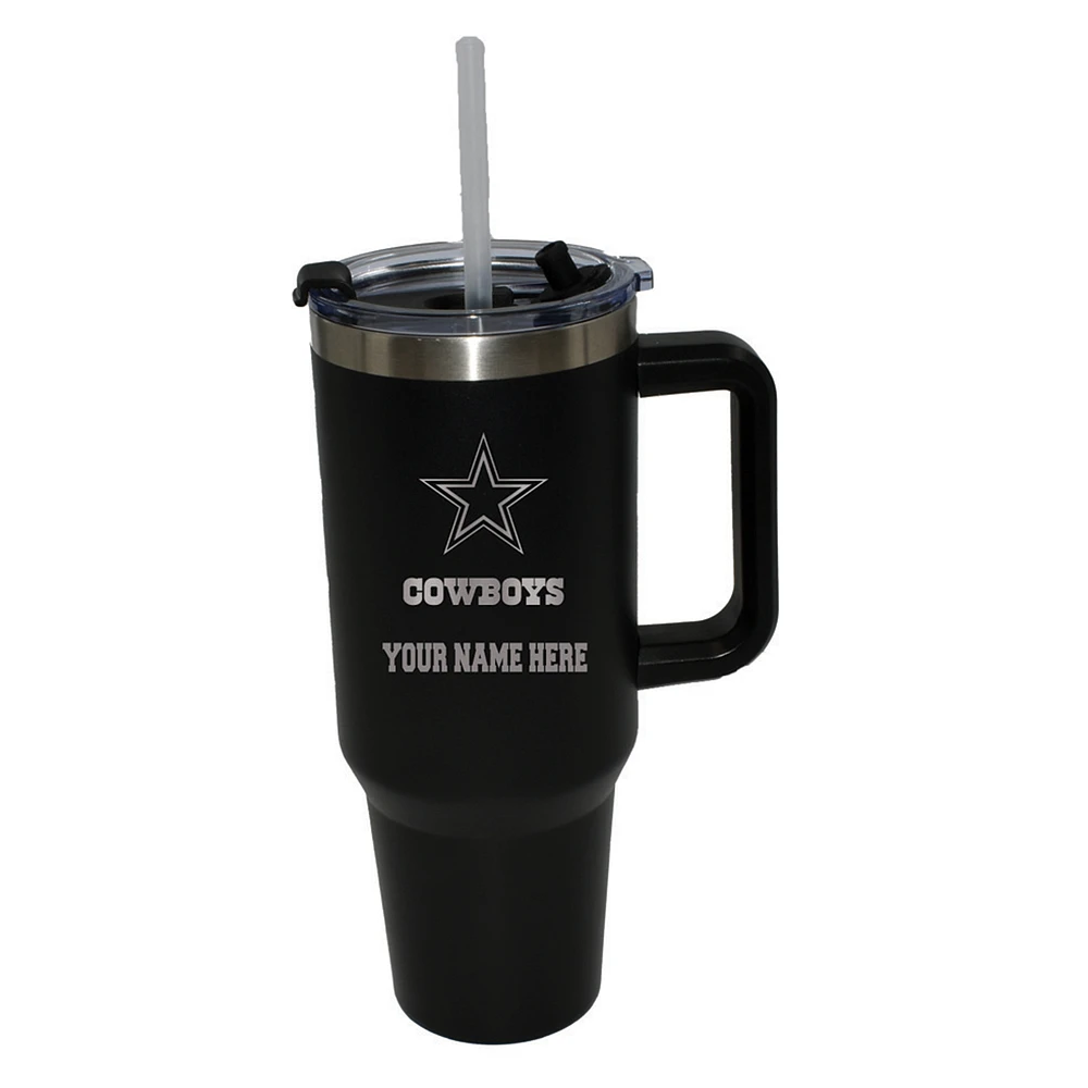 The Memory Company Dallas Cowboys Personalized Black 40oz. Colossal Tumbler
