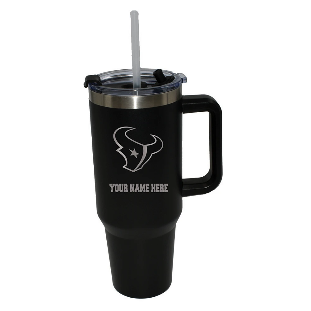 The Memory Company Houston Texans Personalized Black 40oz. Colossal Tumbler