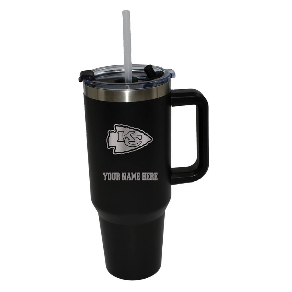 The Memory Company Kansas City Chiefs Personalized Black 40oz. Colossal Tumbler