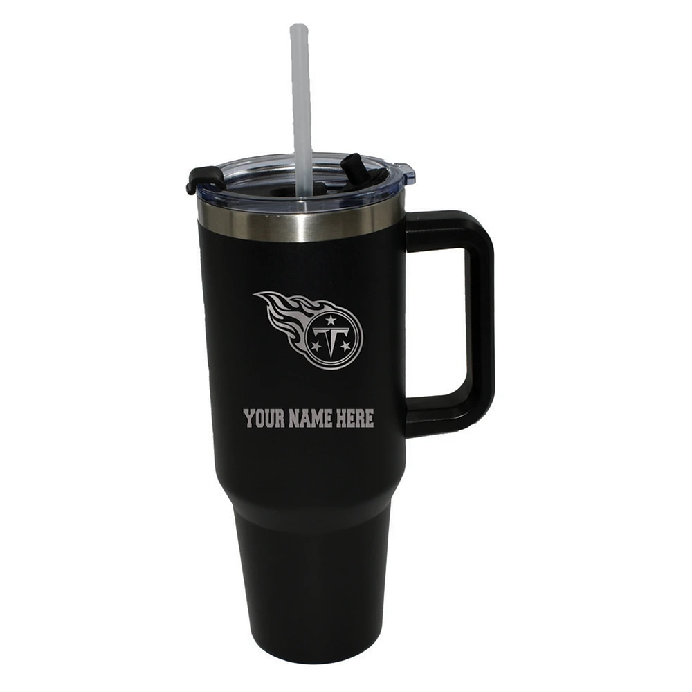 The Memory Company Tennessee Titans Personalized Black 40oz. Colossal Tumbler