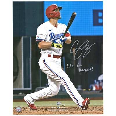 Limited Edition of 22: Corey Seager Texas Rangers Autographed Photo with Inscription