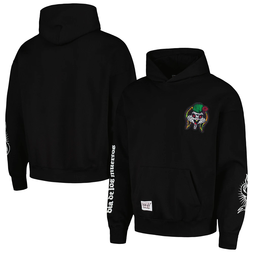 Unisex Freeze Max Black Looney Tunes Lola Bunny Día De Los Muertos Pullover Hoodie