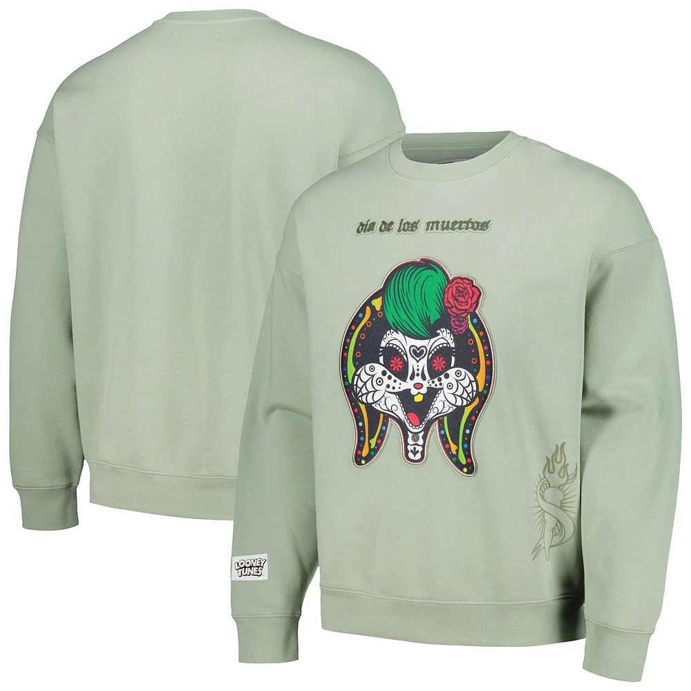 Unisex Freeze Max Olive Looney Tunes Lola Bunny Día De Los Muertos Pullover Sweatshirt