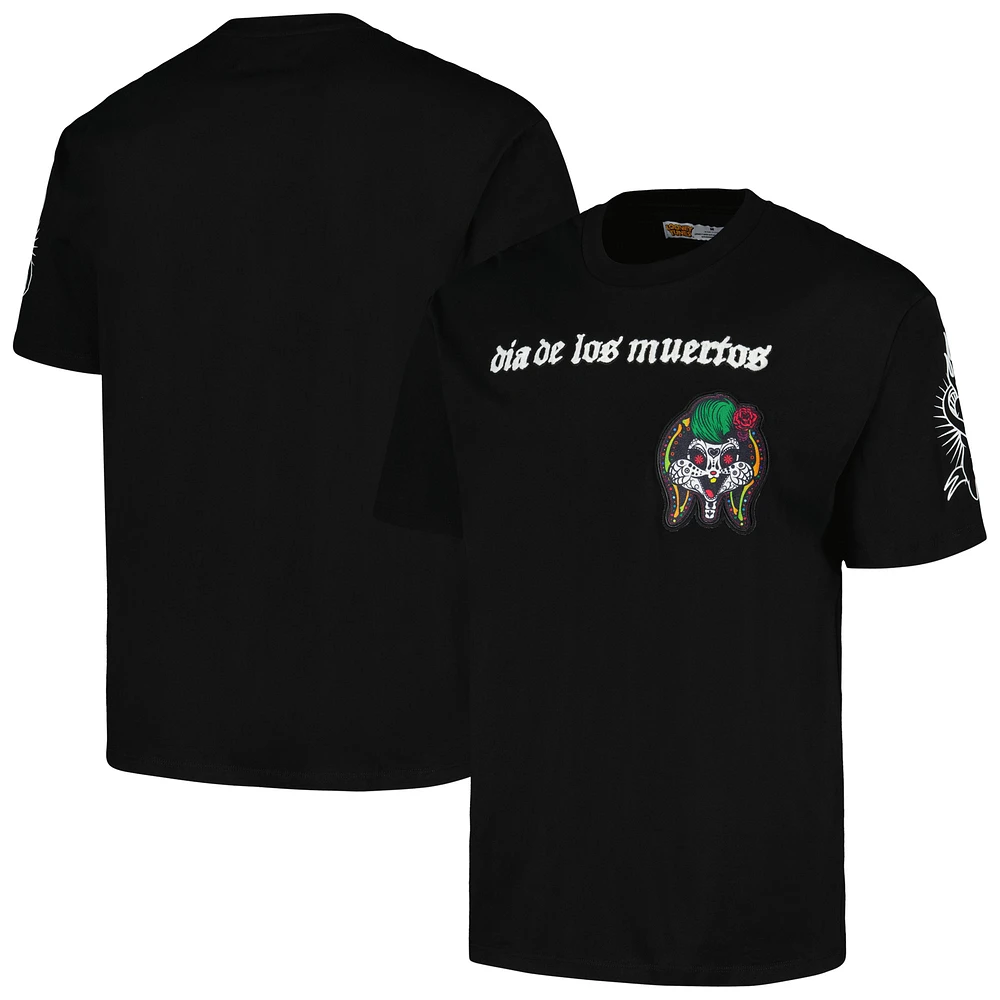 Unisex Freeze Max Black Looney Tunes Lola Bunny Día De Los Muertos T-Shirt