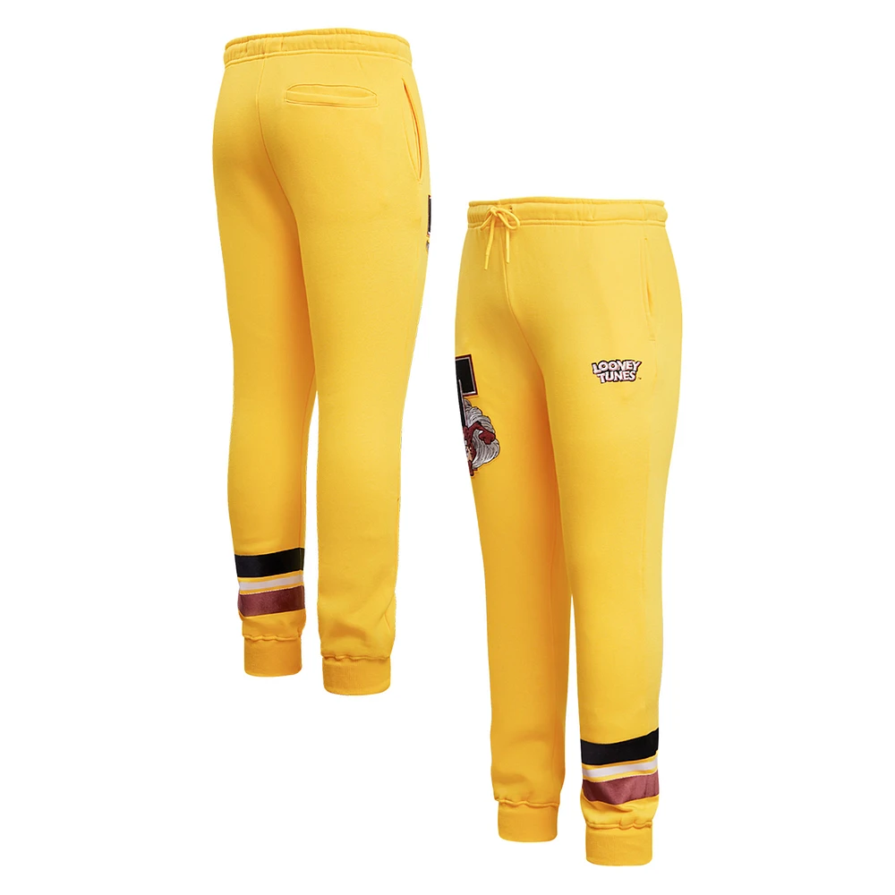 Men's Freeze Max Yellow Looney Tunes Taz Varsity Joggers