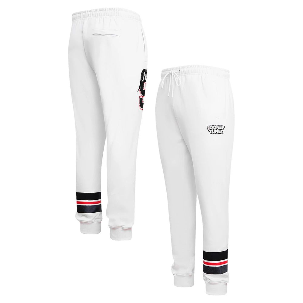 Men's Freeze Max White Looney Tunes Sylvester Varsity Joggers