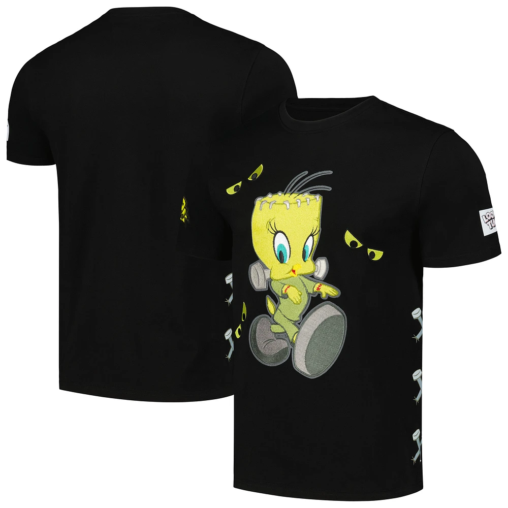 Unisex Freeze Max Black Looney Tunes Franken Tweety T-Shirt