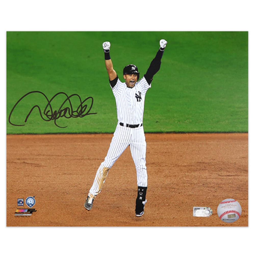 Derek Jeter New York Yankees Autographed 8" x 10" Celebration Photograph