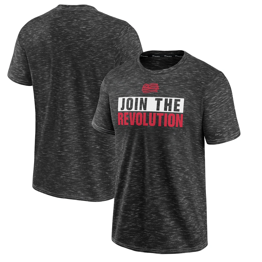 Men's Fanatics Charcoal New England Revolution T-Shirt