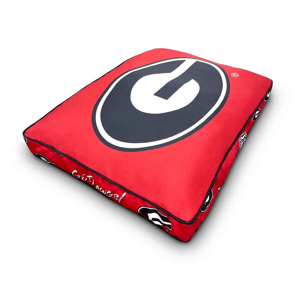 Georgia Bulldogs 34" x 42" Pillow Top Pet Bed