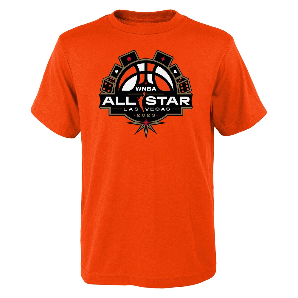Unisex Orange 2023 WNBA All-Star Game Primary Logo T-Shirt
