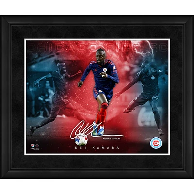 Kei Kamara Chicago Fire Framed 16" x 20" Stars of the Game Collage - Facsimile Signature
