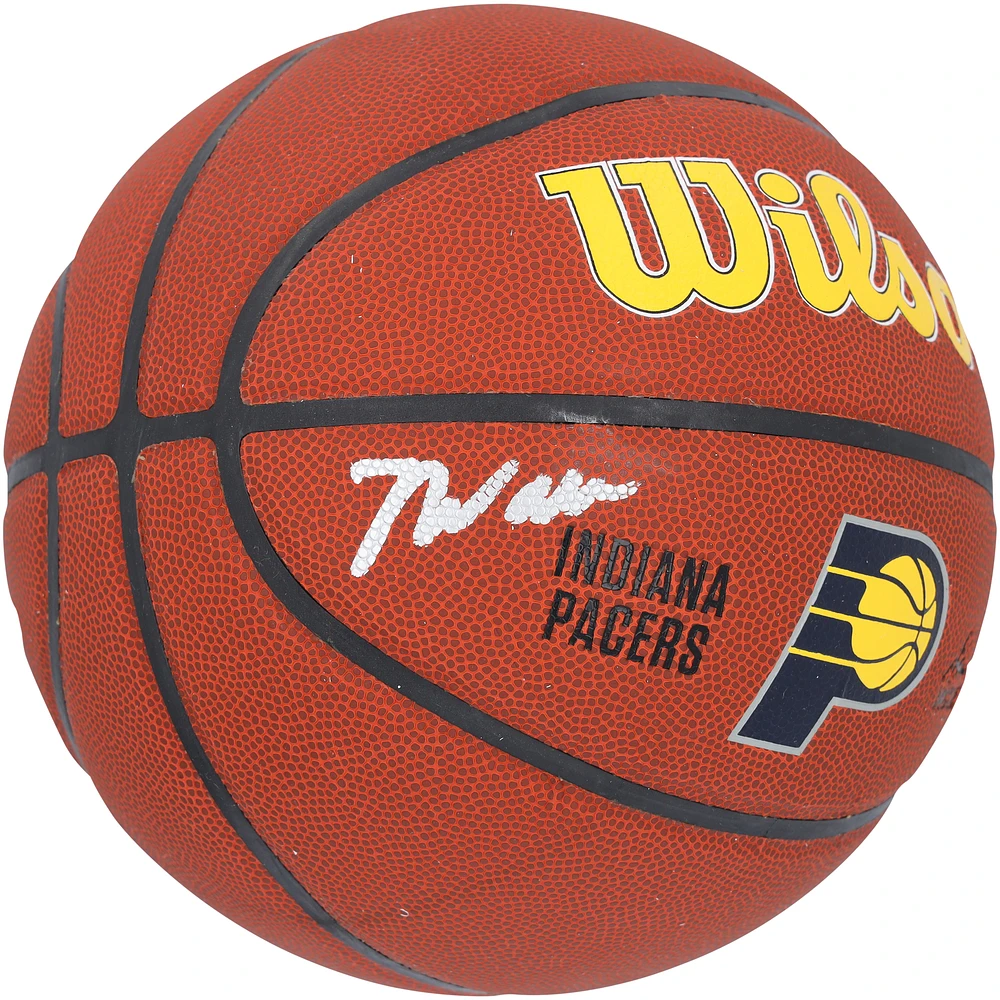 Jarace Walker Indiana Pacers Autographed Wilson City Edition Collectors Basketball