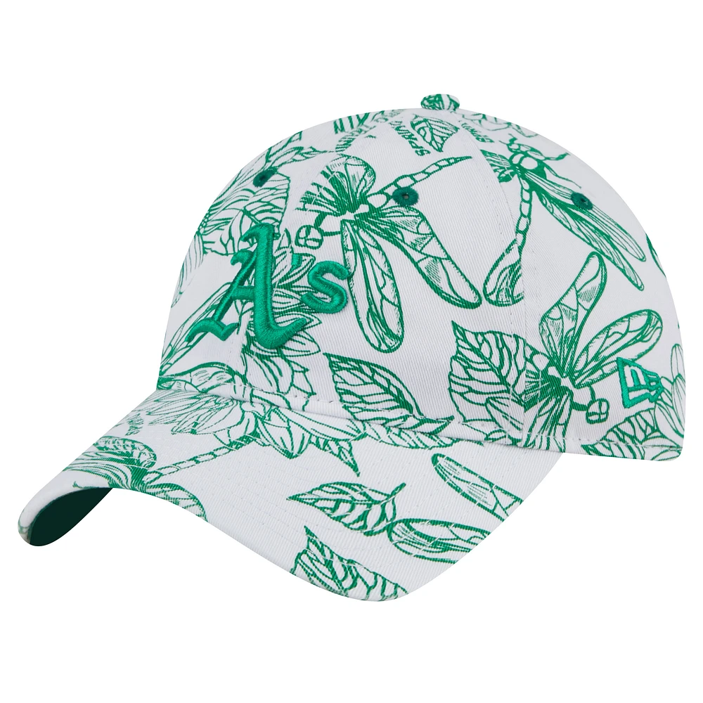 Men's New Era White Athletics Spring Training 9TWENTY Adjustable Hat