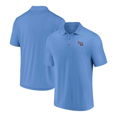 Men's Fanatics Light Blue Tennessee Titans Component Polo
