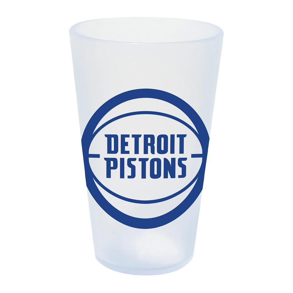WinCraft Detroit Pistons 16oz. Icicle Silicone Pint Glass