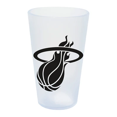 WinCraft Miami Heat 16oz. Icicle Silicone Pint Glass