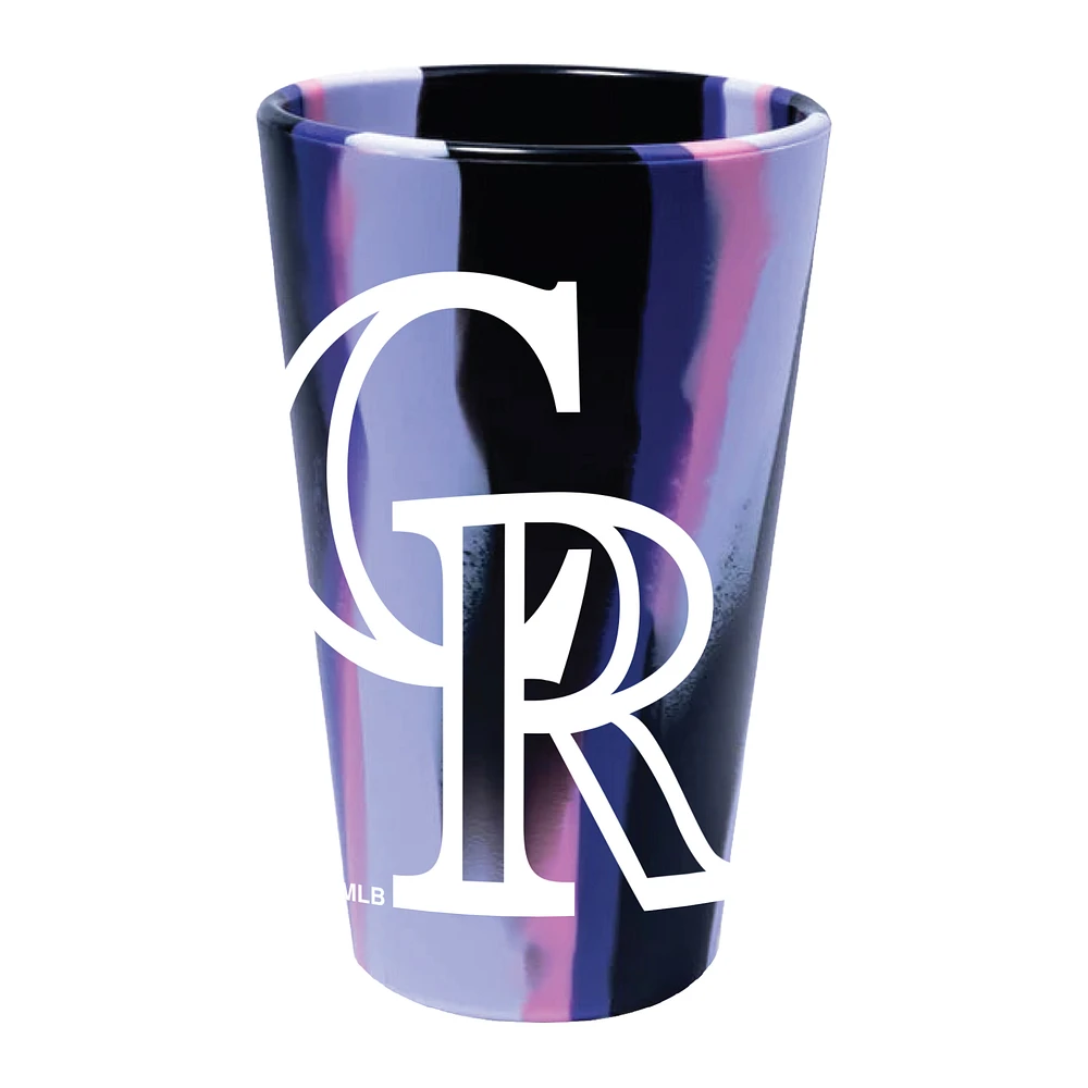 WinCraft Colorado Rockies 16oz. Fashion Silicone Pint Glass