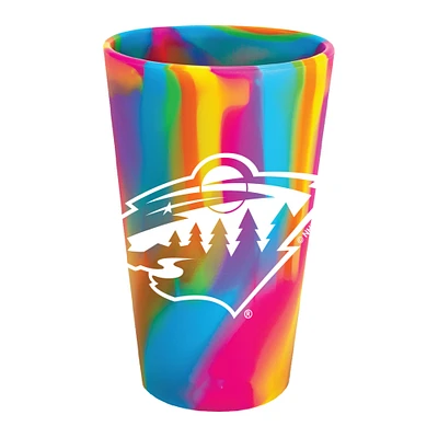 WinCraft Minnesota Wild 16oz. Fashion Silicone Pint Glass