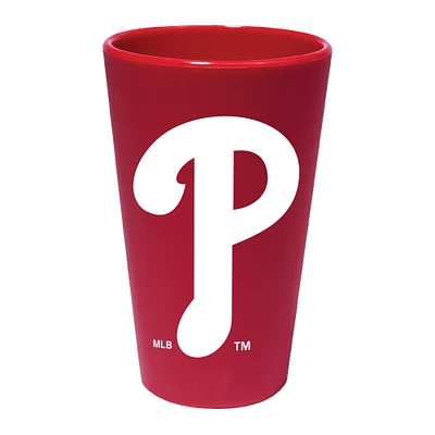 WinCraft Philadelphia Phillies 16oz. Team Color Silicone Pint Glass