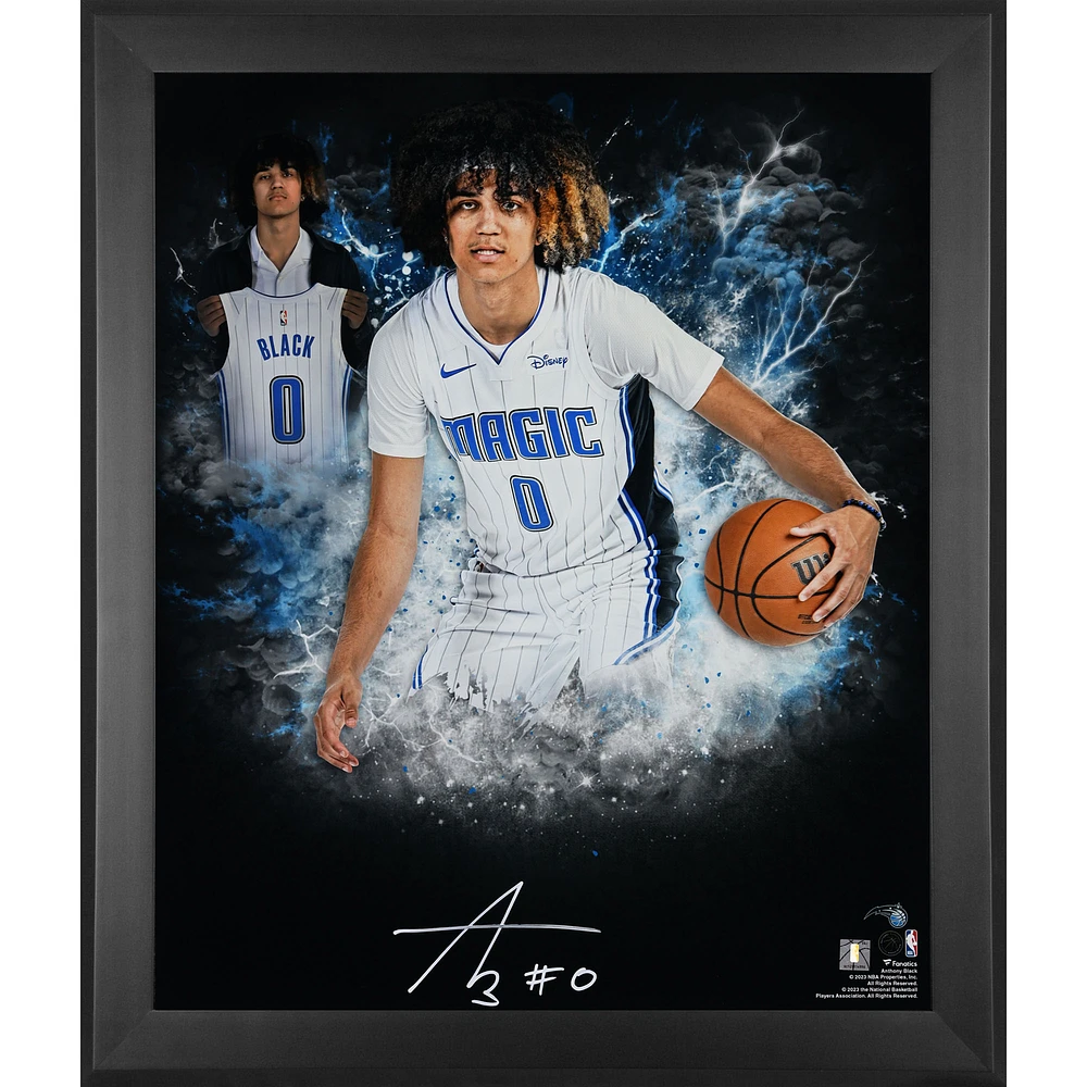 Anthony Black Orlando Magic Autographed Framed 20" x 24" In Focus Photograph