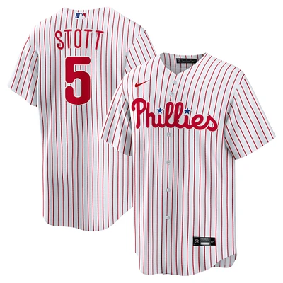 Men's Nike Bryson Stott White Philadelphia Phillies Replica Player Jersey